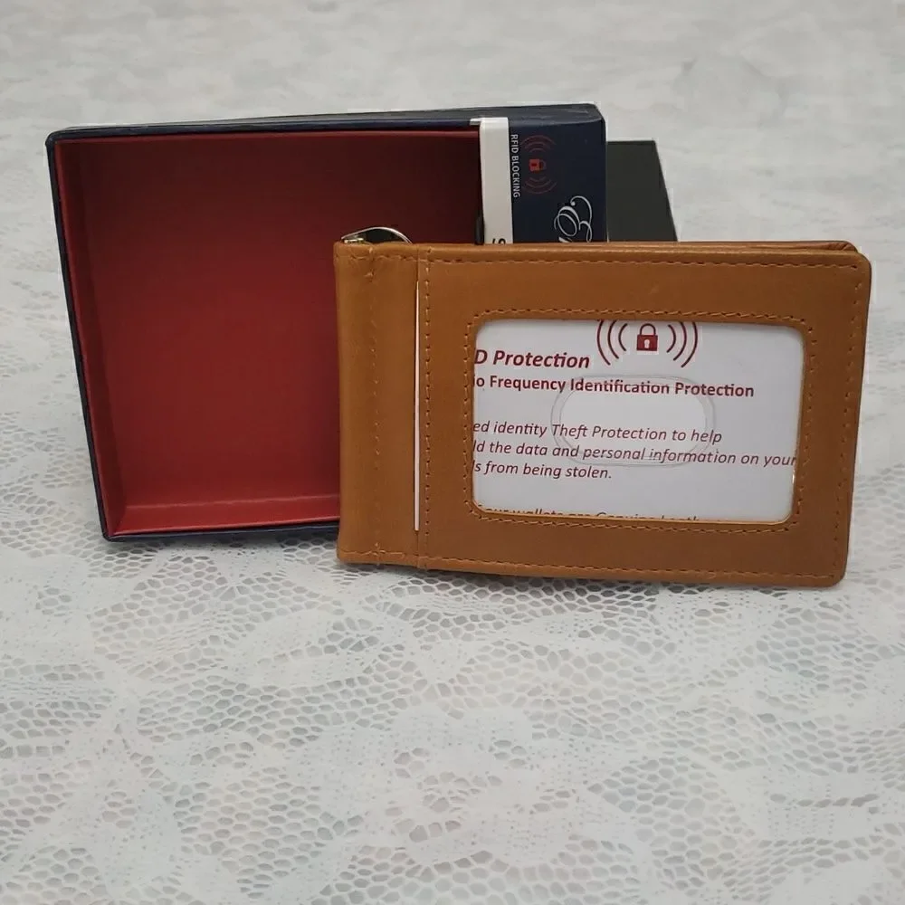 English Laundry Money Clip Slim Pocket Wallet New
